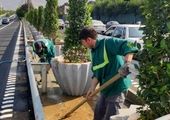 مهار آب قنوات منطقه ۲ برای آبیاری فضای سبز

