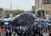 برپایی موکب خدمت رسانی بیمه البرز در مسیر راهپیمایی جاماندگان اربعین حسینی

