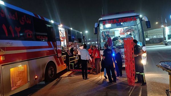 انتقال ۲۳ زائر مصدوم و جانباخته از عراق به کشور از طریق مرز مهران