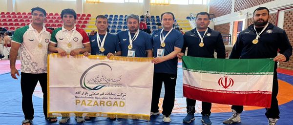 کسب مقام قهرمانی تیم ملی ایران در مسابقات جهانی کشتی فرنگی کارگران

