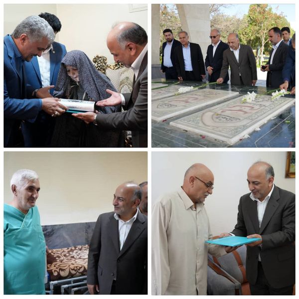 مدیرعامل بیمه دی در سفر به اردبیل با خانوادههای معظم شهدا دیدار کرد
