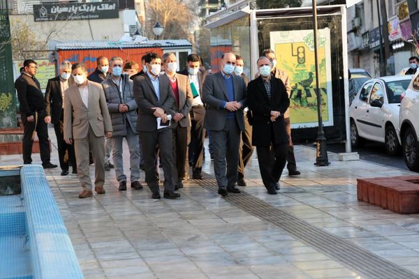 بازدید معاون امور مناطق شهردار تهران از پروژه‌های مرکز پایتخت