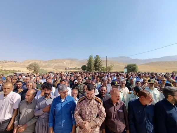 پرچم غیرت بر بلندای ایمان؛ ملکشاهی در شکوه بدرقه شهید معظم «علی‌احمد جمشاهی»


