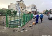 میزبانی موکب محبان الرضا (ع) منطقه یک از عزاداران در مسیر تشییع شهدای اقتدار 

