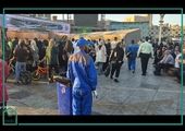 ادامه اقدامات فرهنگی و خدمت در مرز چذابه با حضور خدام امام رضا(ع) و اجرای ویژه‌برنامه‌های فرهنگی در شب‌های اربعین
