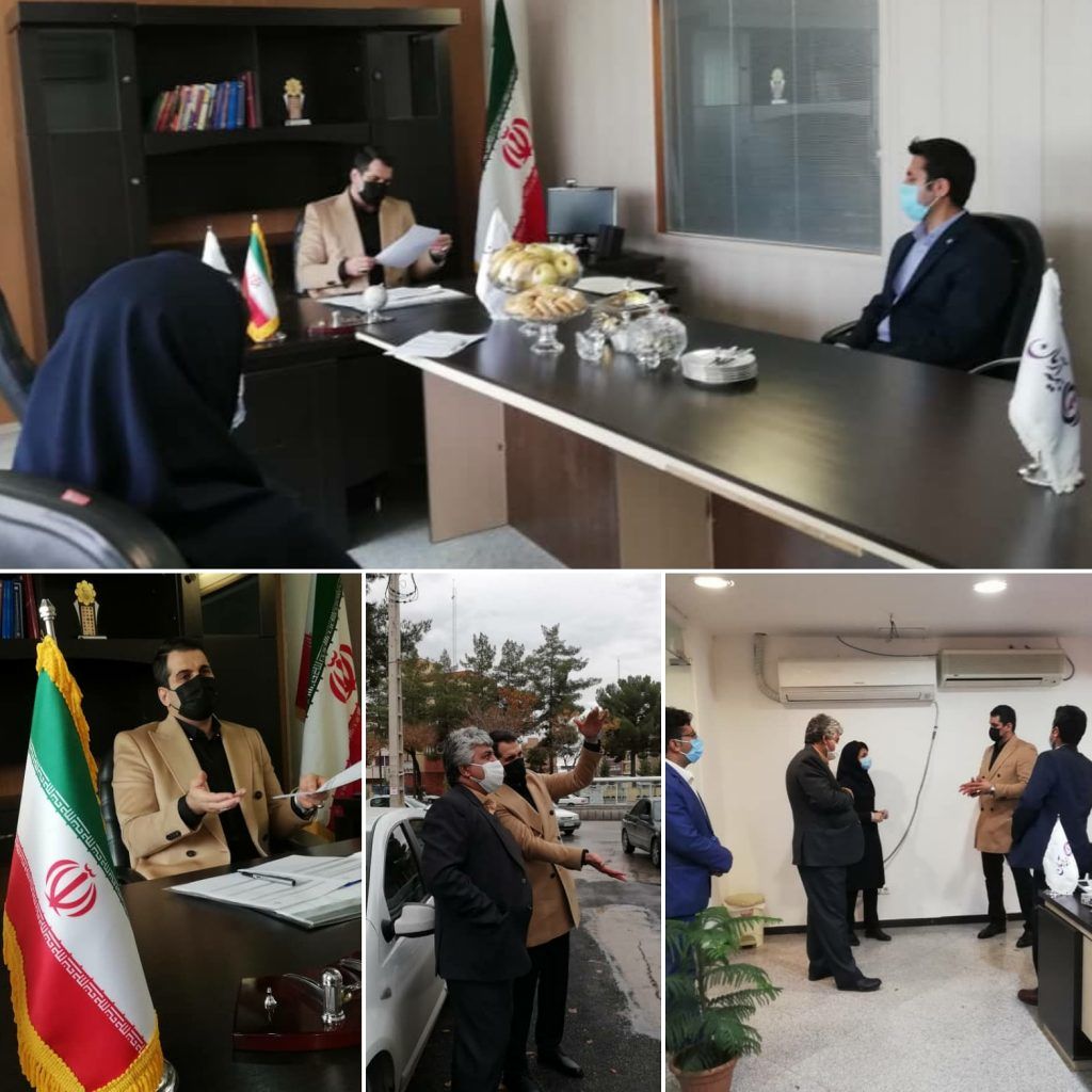 بررسی عملکرد شعبه کرمان در بازدید مدیر امور شعب بیمه آرمان
