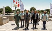 حضور رئیس هیات عامل ایمیدرو در فولاد مبارکه و تأکید بر تداوم جریان تولید

